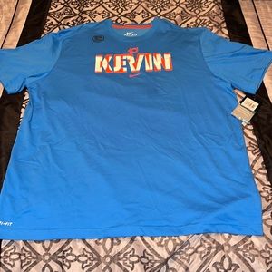 Brand new 3xl Nike cotton dri fit Kevin Durant OKC colors.   t-shirt